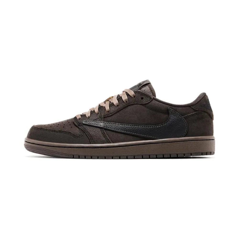 Tênis Air Jordan 1 Low x Travis Scott OG SP Velvet Brown - Legranee