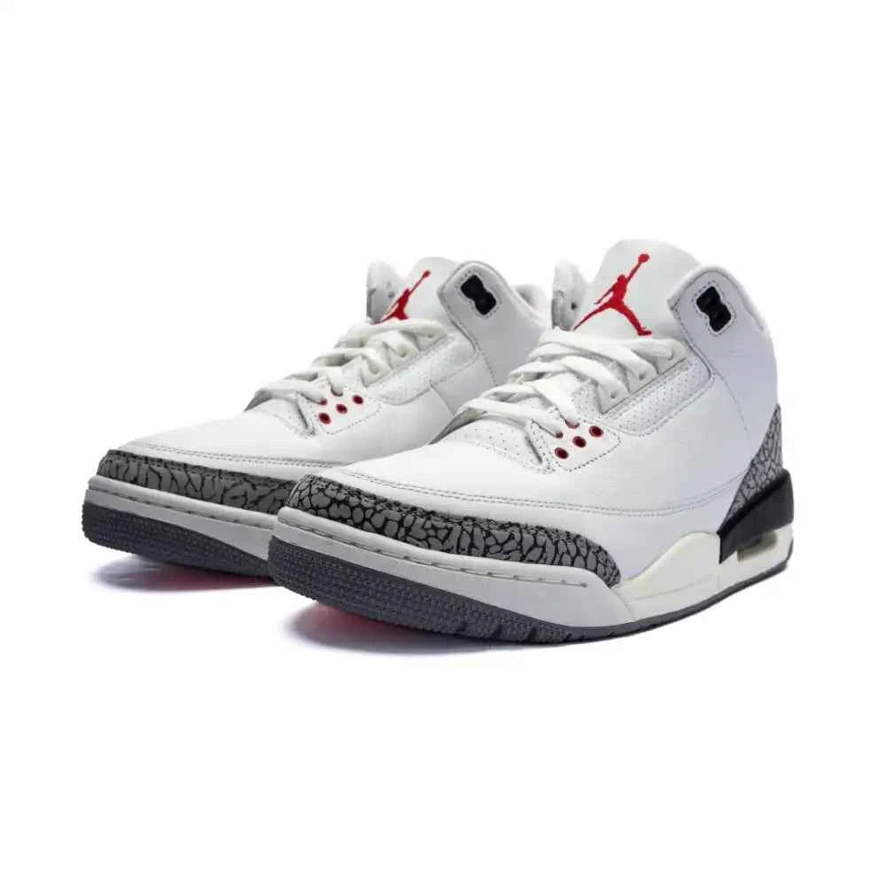 Tênis Air Jordan 3 White Cement Reimagined