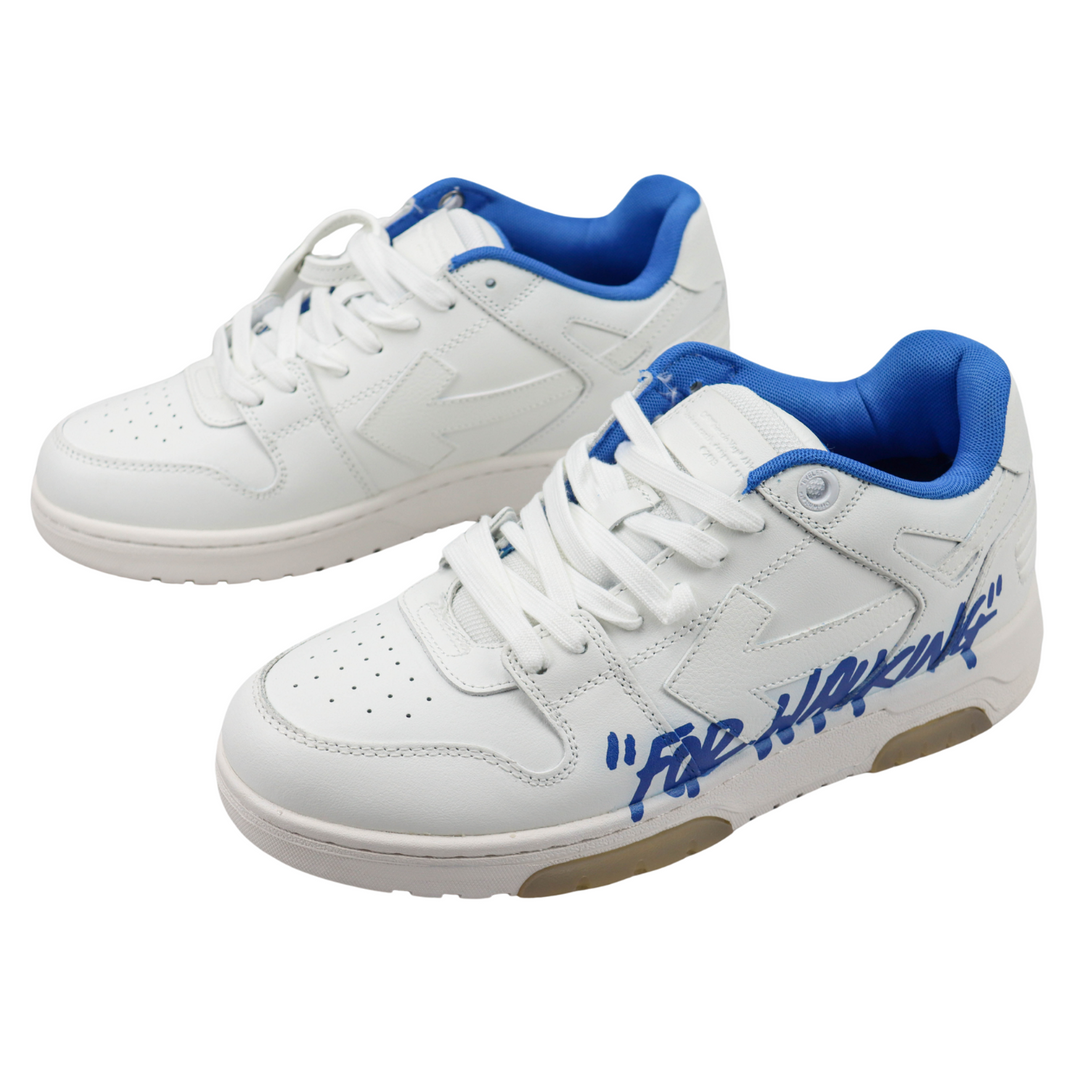 Tênis Off-White Out of Office For Walking White Blue - Legranee