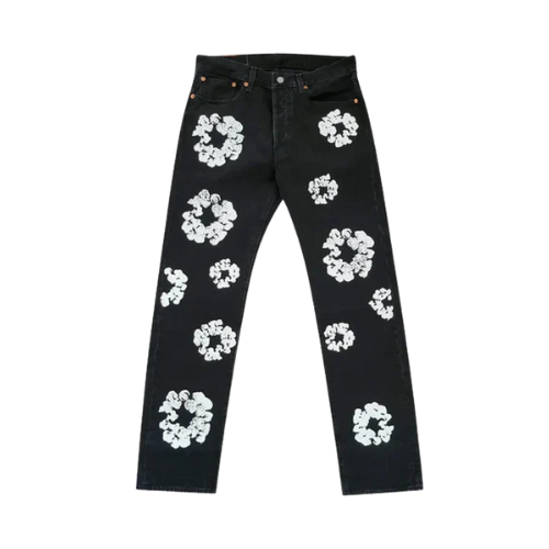 Caça Denim Tears x Levi's Cotton Wreath Jean Black - Legranee