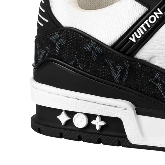 Tênis Louis Vuitton Trainer Low Denim Noir - Legranee