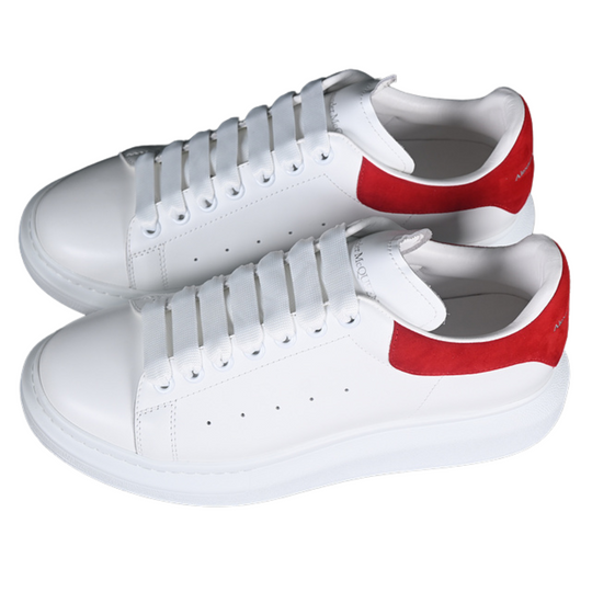 Alexander McQueen Oversized Sneaker White and Red - Legranee