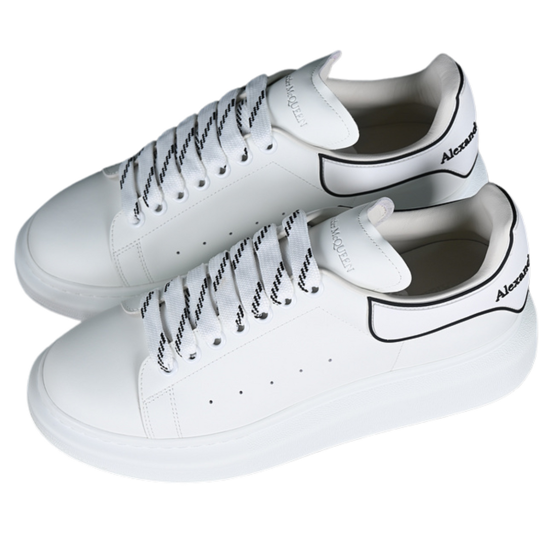 Alexander McQueen Oversized Sneaker White Black - Legranee