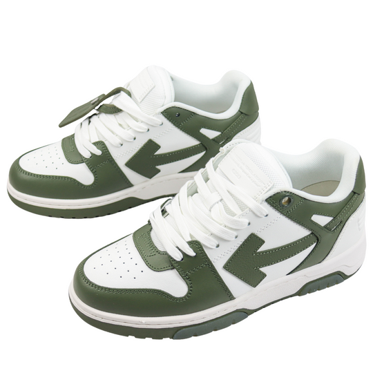 Tênis Off-White Out of Office White Green - Legranee