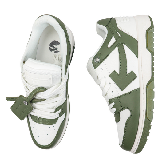 Tênis Off-White Out of Office White Green - Legranee