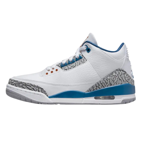 Tênis Air Jordan 3 Wizards True Blue and Copper