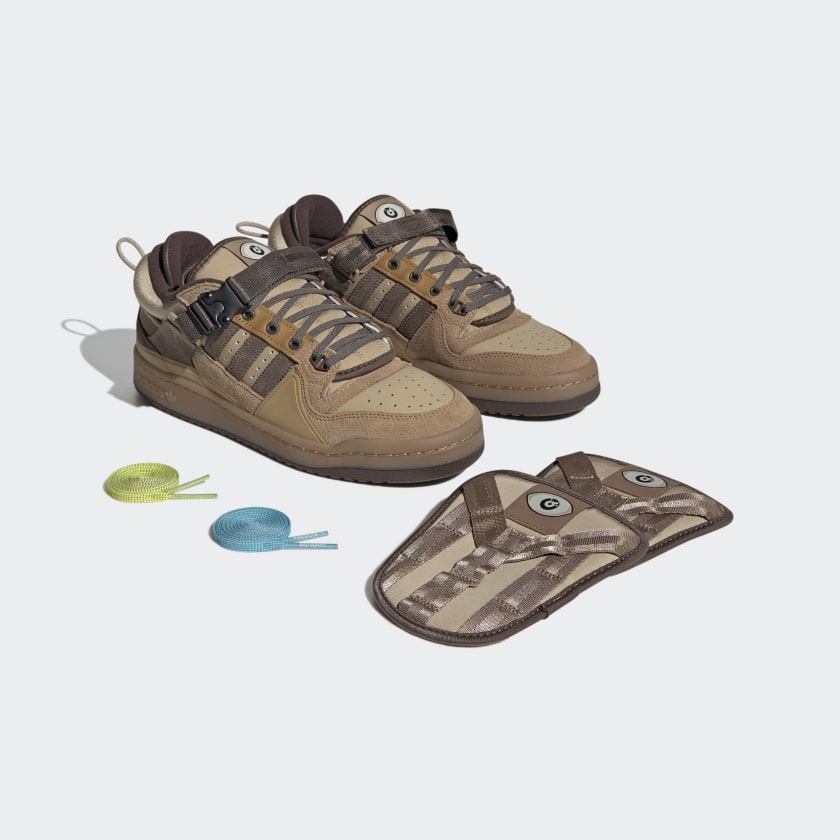 Tênis Adidas Forum Low x Bad Bunny Buckle Low Café