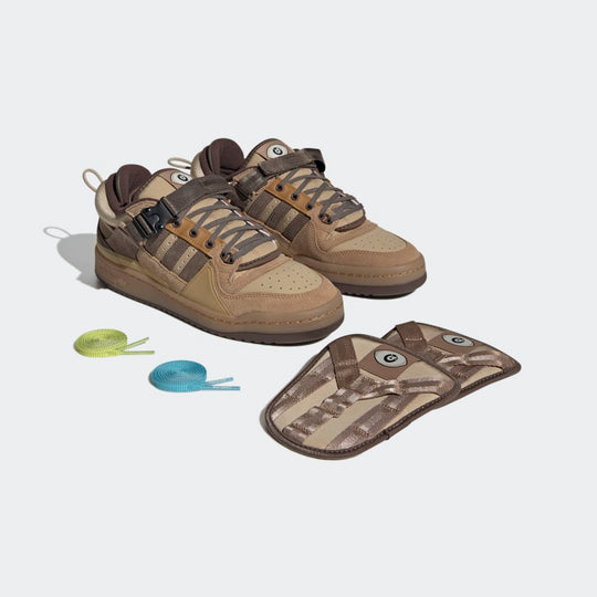 Tênis Adidas Forum Low x Bad Bunny Buckle Low Café