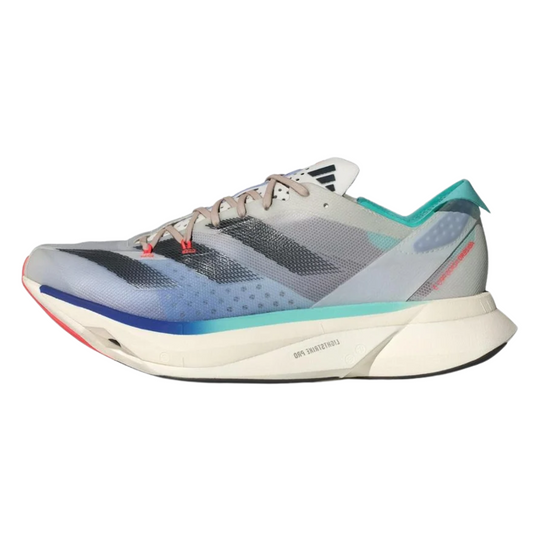 Tênis Adidas Adizero Adios Pro 3 Off White and Flash Aqua
