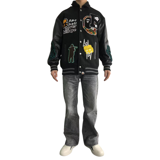 Jaqueta Varsity Babe Black