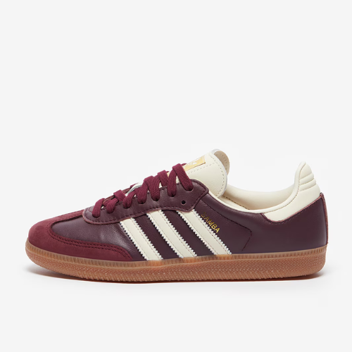 Tênis Adidas Samba OG Maroon Cream White