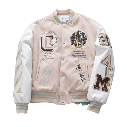 Jaqueta Varsity Off-White x AC Milan