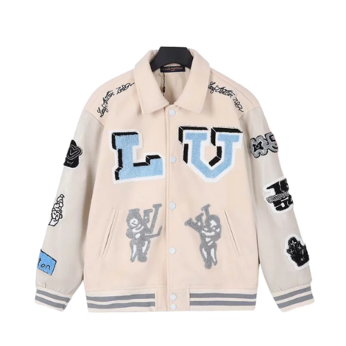 Jaqueta Louis Vuitton Bomber - Bugs Bunny Cream Varsity