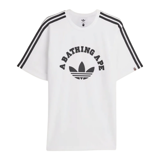Camiseta BAPE x adidas White