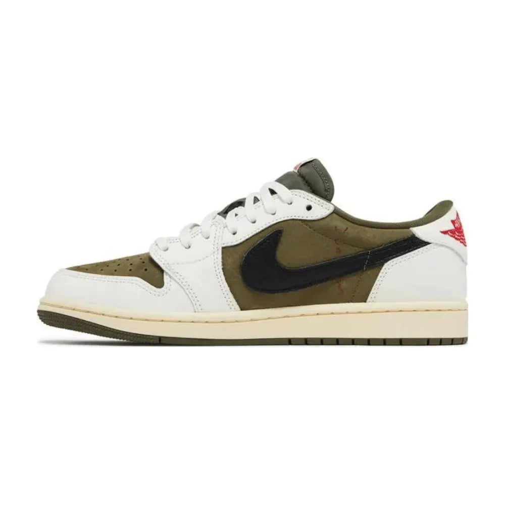 Travis Scott x Air Jordan 1 Low "Medium Olive"