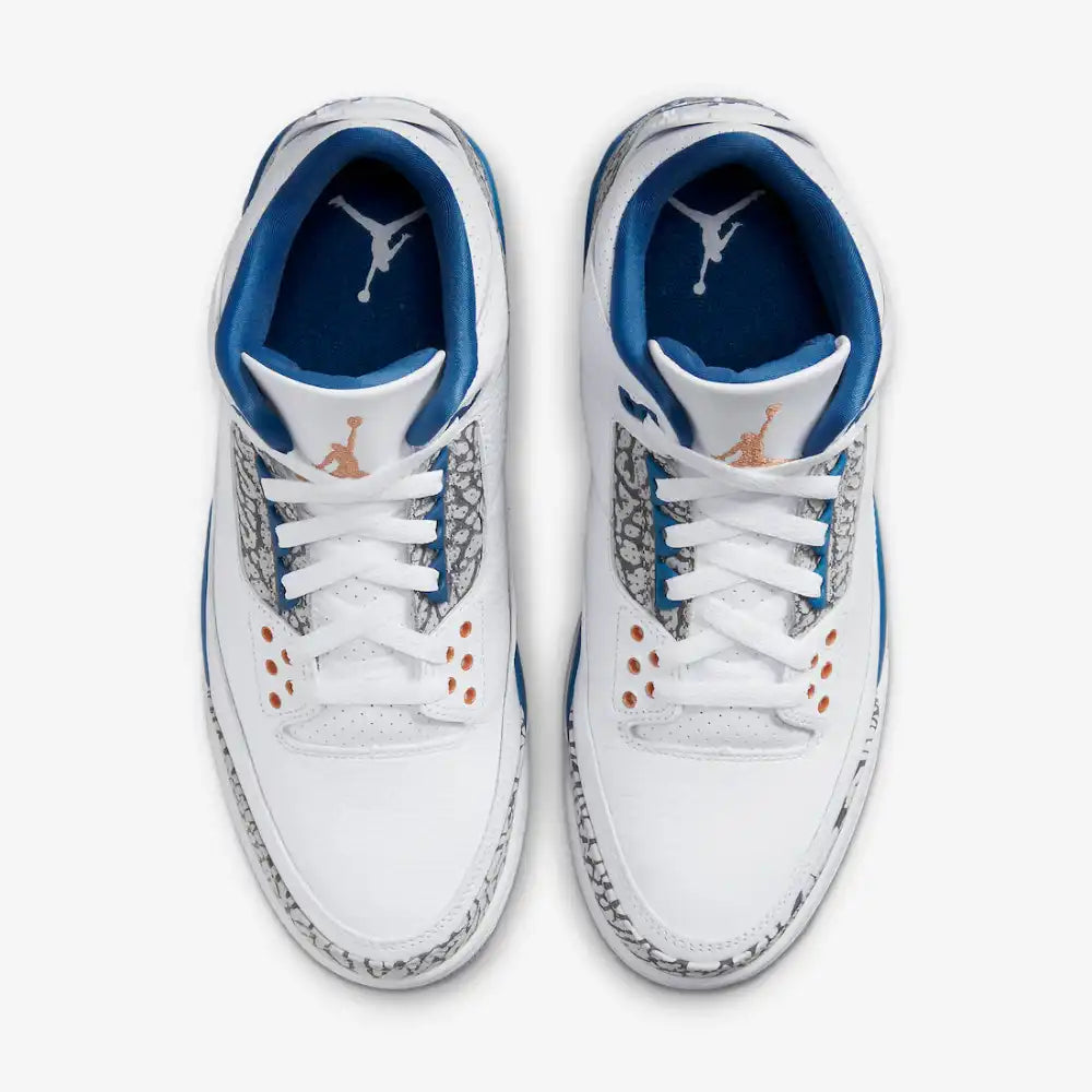 Air Jordan 3 Wizards True Blue and Copper