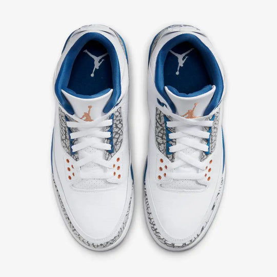 Air Jordan 3 Wizards True Blue and Copper