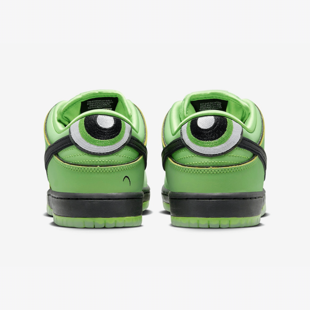 Tênis Nike SB Dunk Low The Powerpuff Girls Buttercup