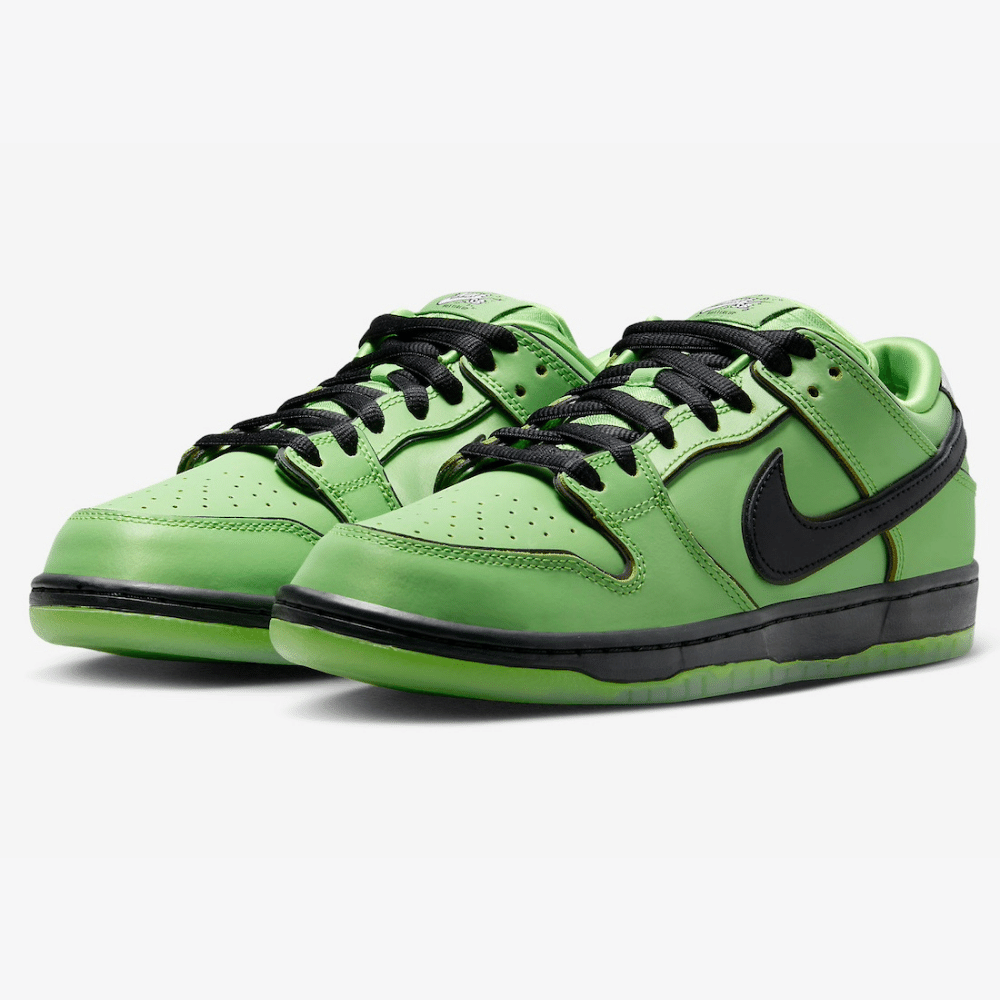 Tênis Nike SB Dunk Low The Powerpuff Girls Buttercup