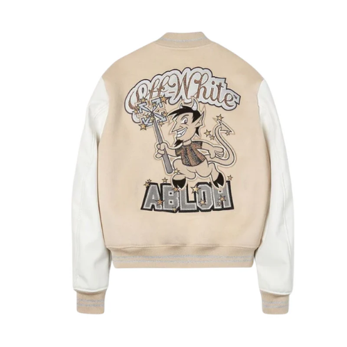 Jaqueta Varsity Off-White x AC Milan