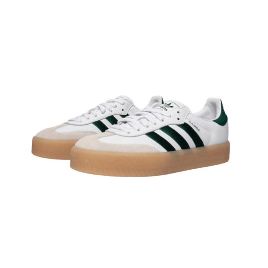 Tênis Adidas Sambae Cloud White Collegiate Green