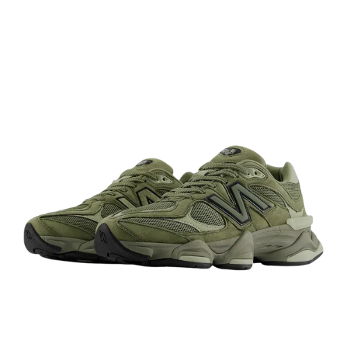 Tênis New Balance 9060 Dark Olivine Olivine Black