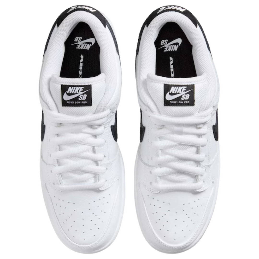Tênis Nike Dunk SB Low Pro White and Black