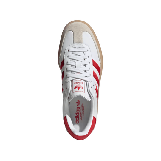 Tênis Adidas Sambae Cloud White Better Scarlet