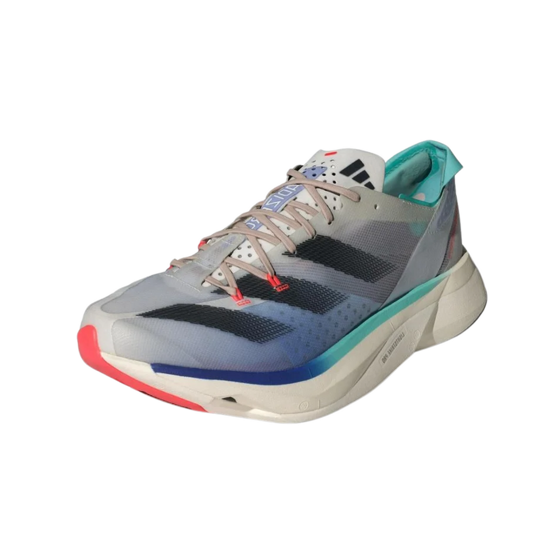 Tênis Adidas Adizero Adios Pro 3 Off White and Flash Aqua