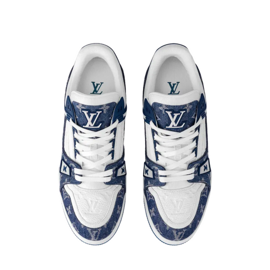 Louis Vuitton Trainer Low Monogram Denim Blue