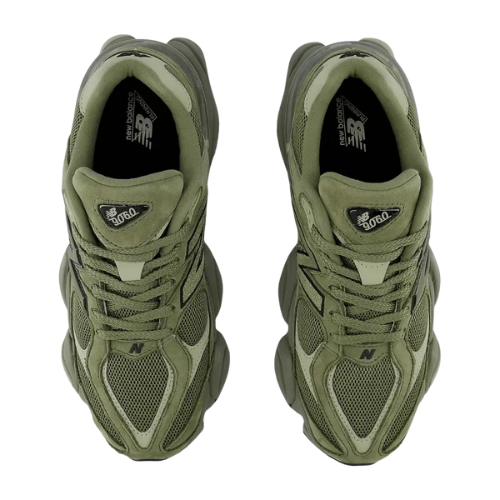 Tênis New Balance 9060 Dark Olivine Olivine Black