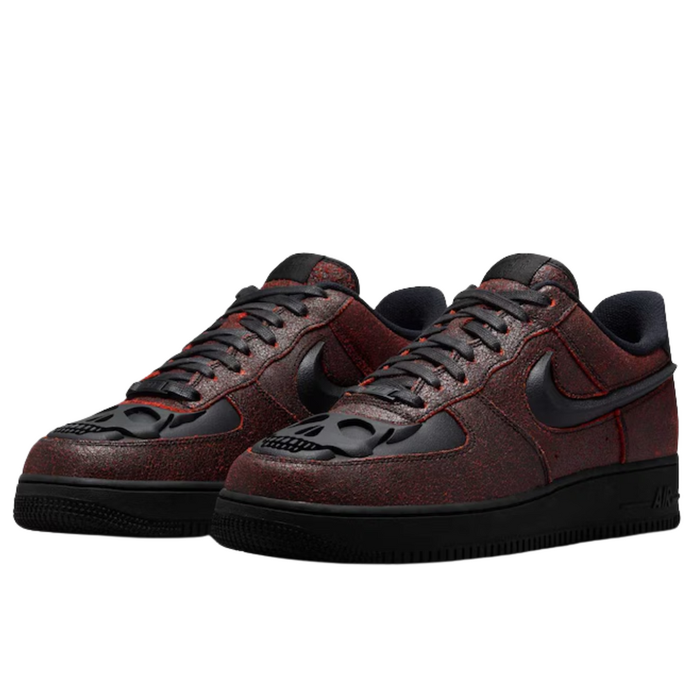 Nike Air Force 1 Halloween Crimson and Black