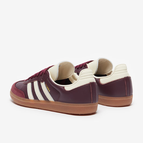 Tênis Adidas Samba OG Maroon Cream White