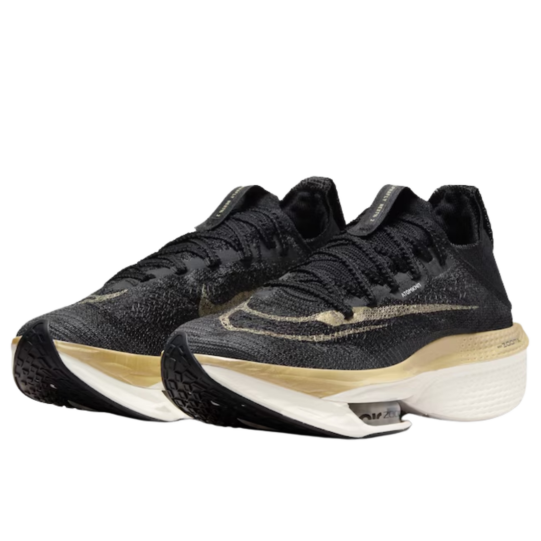 Nike Air Zoom Alphafly NEXT% 2 Black Mettalic Gold