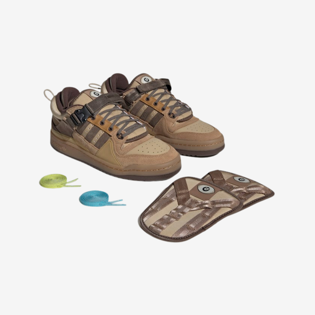 Tênis Adidas Forum Low x Bad Bunny Buckle Low Café - Legranee