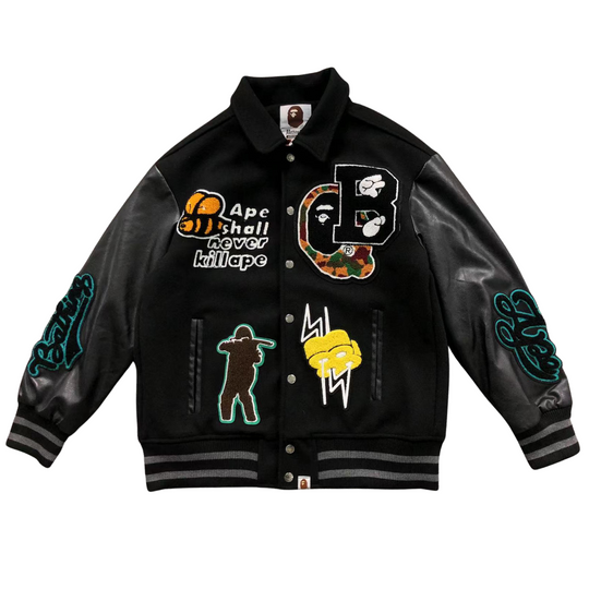Jaqueta Varsity Babe Black